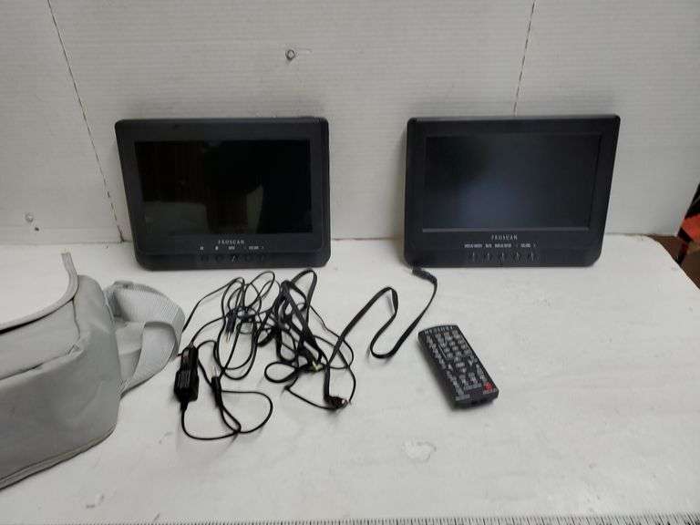 PROSCAN HEAD REAST TRAVEL MONITORS - Isabell Auction