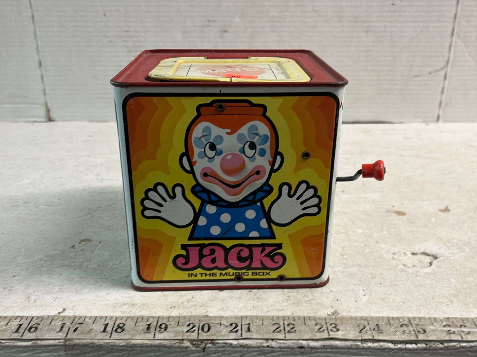 1971) MATTEL JACK IN THE BOX ( WORKS) - Isabell Auction