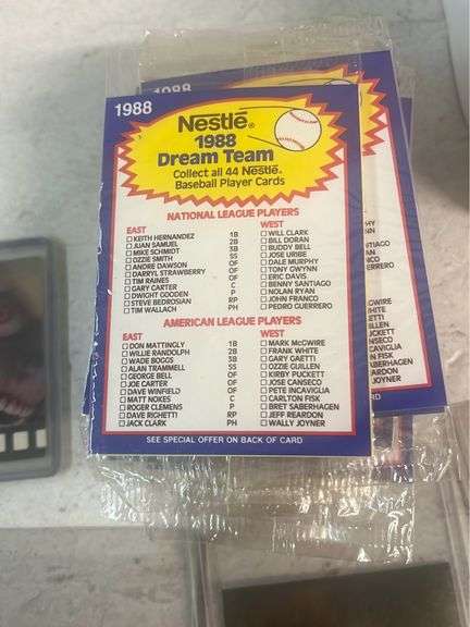 1988 Nestle Baseball Card Lot #1-44 - You Pick! Includes Carlton Fisk, Dave Winfield - Free Ship