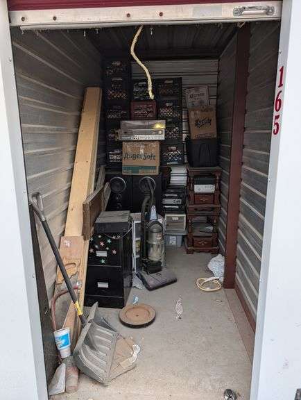 STORAGE UNIT #165 (5X10) (BUYING IN ENTIRETY) (MUST BE VACANT BY 12/23/24 AT 4:00 P.M.)