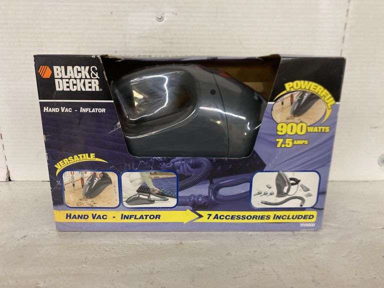 BLACK&DECKER HAND VAC- INFLATOR