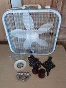 GALAXY BOX FAN, METAL WALL SCONCES, ETC... - Isabell Auction
