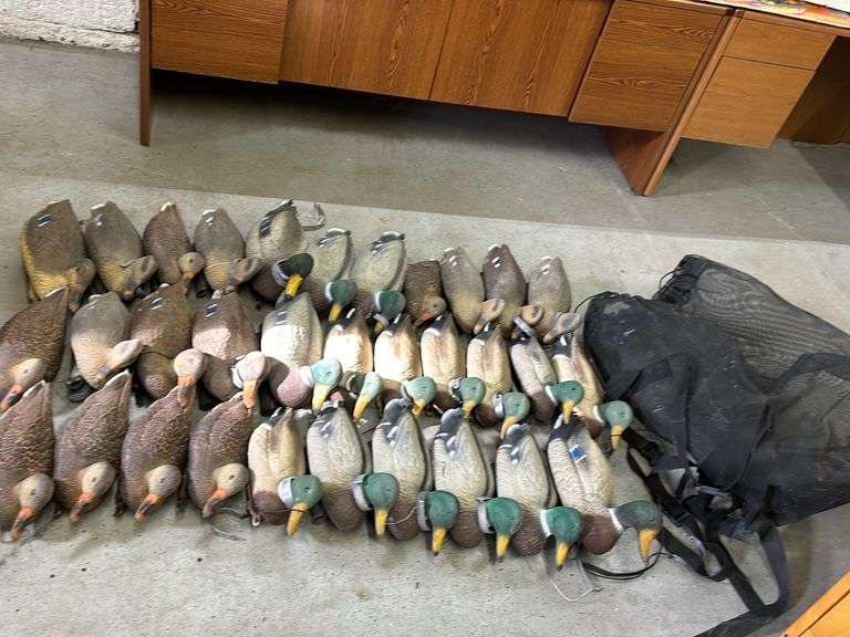 BAG FULL OF DUCK DECOYS