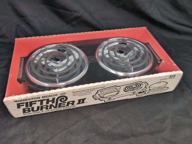 HAMILTON BEACH DOUBLE FIFTH BURNER