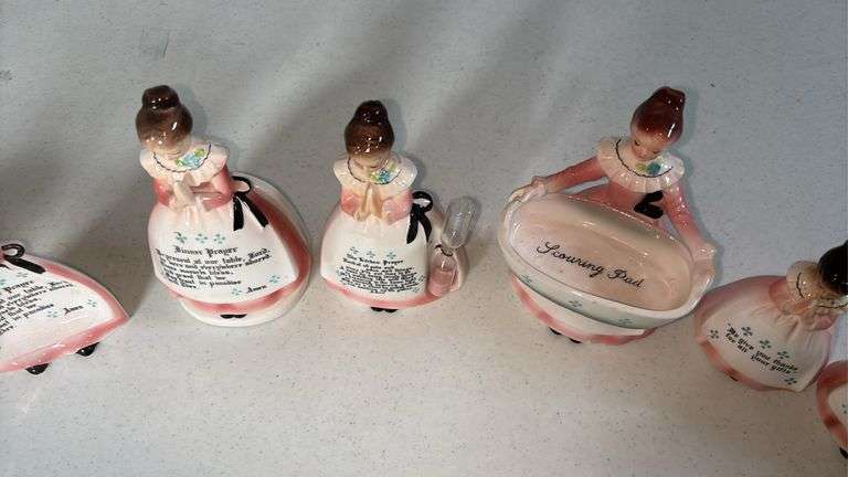 VINTAGE KITCHEN PRAYER LADIES 10 PIECE