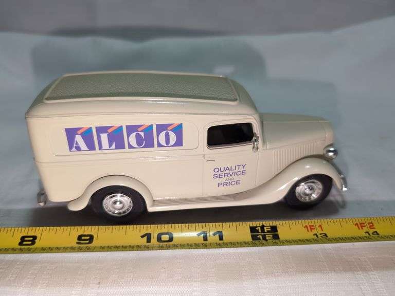 1936 FORD PANEL VAN DIECAST CAR MODEL BANK
