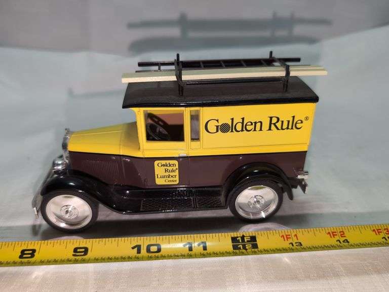 1928 CHEVROLET PANEL TRUCK DIECAST MODEL BANK