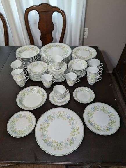 84-PC. NORITAKE ESSENCE CHINA DISHES SET (12 PLACE SETTING)