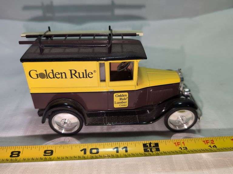 1928 CHEVROLET PANEL TRUCK DIECAST MODEL BANK