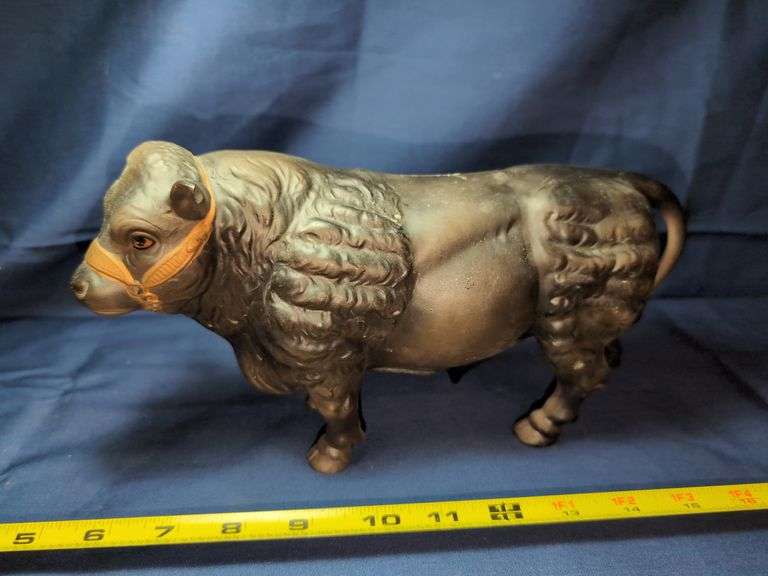 VINTAGE CERAMIC BULL BANK