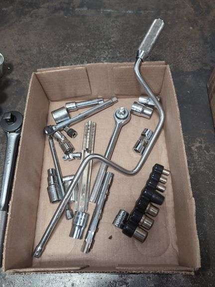ASSORTED SOCKETS, RATCHET, SPEED WRENCH, AND EXTENSION’S
