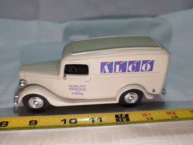 1936 FORD PANEL VAN DIECAST CAR MODEL BANK