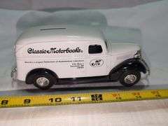 1938 CHEVROLET PANEL TRUCK DIECAST MODEL BANK