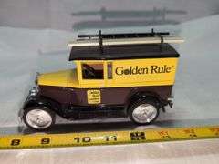 1928 CHEVROLET PANEL TRUCK DIECAST MODEL BANK