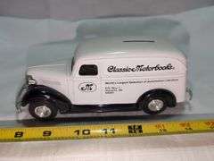 1938 CHEVROLET PANEL TRUCK DIECAST MODEL BANK