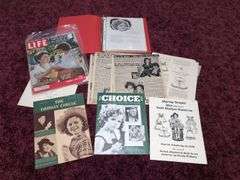 SHIRLEY TEMPLE TOAST STORY, PICTURES, ARTICLES, LIFE MAGAZINE, PATTERNS, ETC...