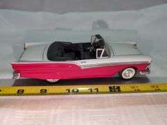 1957 FORD FAIRLANE 500 CONVERTIBLE DIECAST CAR MODEL BANK
