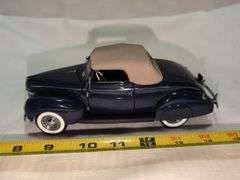 1939 FORD DELUXE CONVERTIBLE COUPE DIECAST CAR MODEL