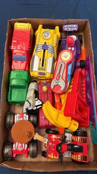ASSORTED SMALL CARS & TOYS