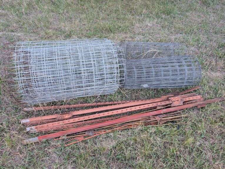 (OUT) ASST'D T-POSTS, ELEC. FENCE POSTS, WIRE FENCE MATERIAL - Isabell ...