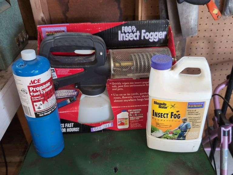 (G) BONIDE PROPANE INSECT FOGGER WITH PROPANE & FOG - Isabell Auction