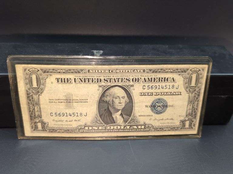 SERIES 1935 G $1 SILVER CERTIFICATE Isabell Auction
