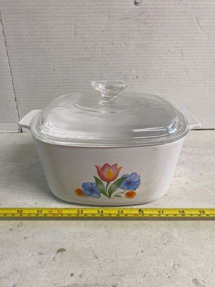 10” CASSEROLE DISH WITH LID