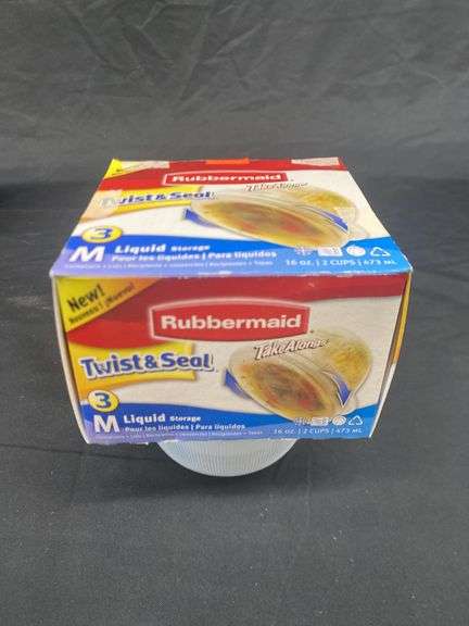 RUBBERMAID 16OZ. TAKEALONGS 3 COUNT CONTAINERS