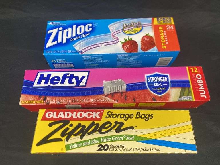 GALLON AND 2.5 GALLON STORAGE BAGS