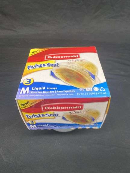 RUBBERMAID 16OZ. TAKEALONGS 3 COUNT CONTAINERS