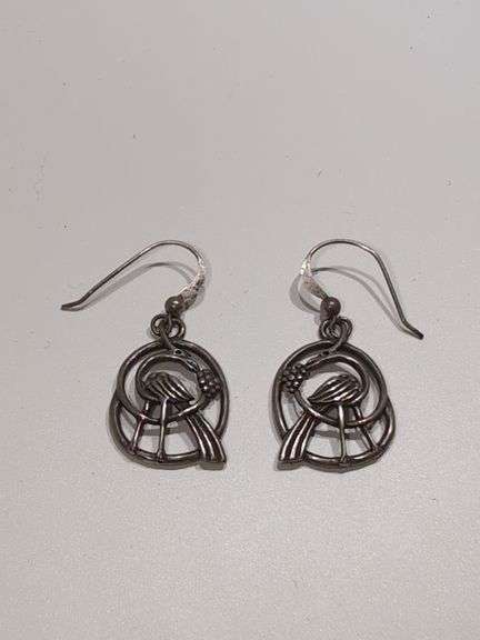 STERLING SILVER EARRINGS SET