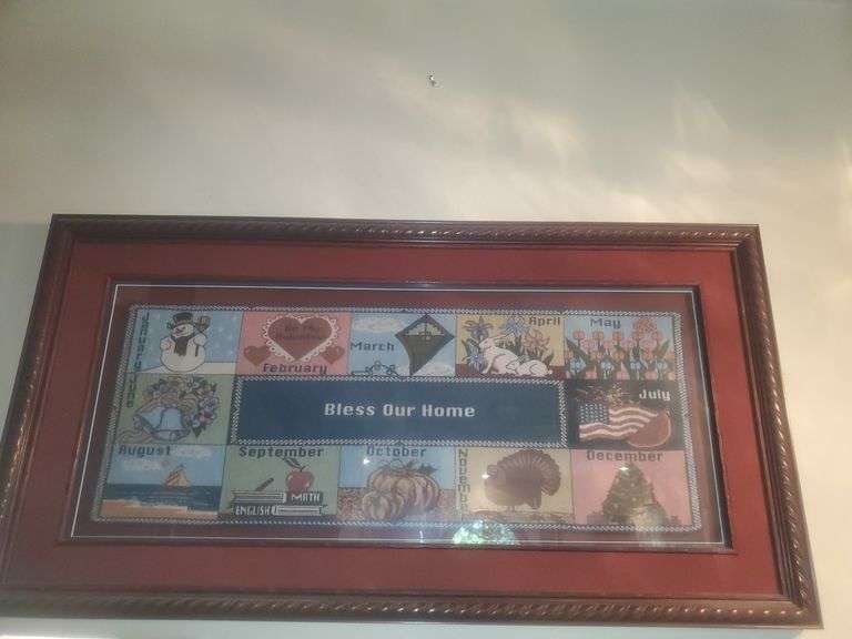 (ER) FRAMED TAPESTRY (22" X 42")