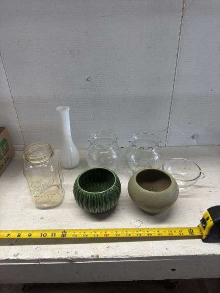 ASSORTED VASES AND JARS
