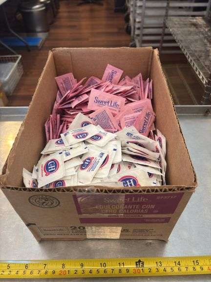 ASSORTED ZERO CALORIE SWEETENER AND SUGAR PACKETS