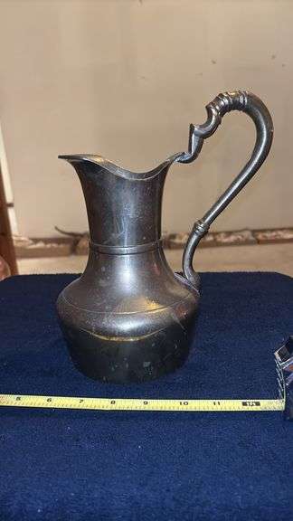 (RR) 8”T BRASS PITCHER
