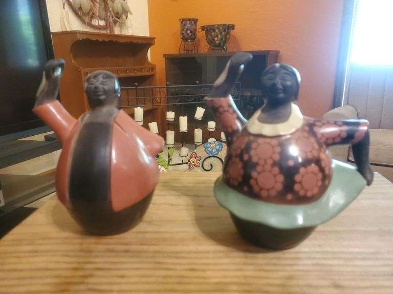 (FR)  CERAMIC FIGURINES PERU (7")
