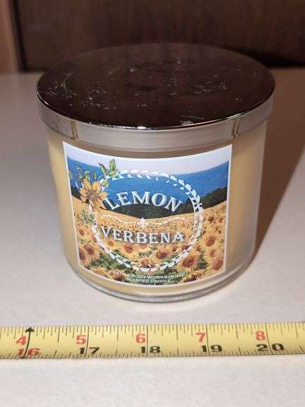 (LSR) LEMON VERBENA BATH & BODY WORKS JAR CANDLE