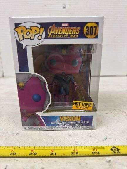 FUNKO POP MARVEL AVENGERS INFINITY WAR VISION 307