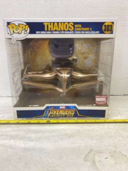 FUNKO POP MARVEL STUDIOS AVENGERS INFINITY WAR THANOS WITH SANCTUARY 2 303 FIGURINE