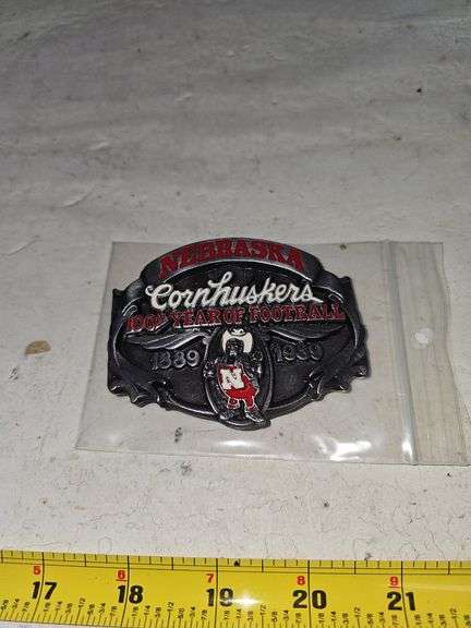 (S) NEBRASKA CORNHUSKER 1988 BUCKLE