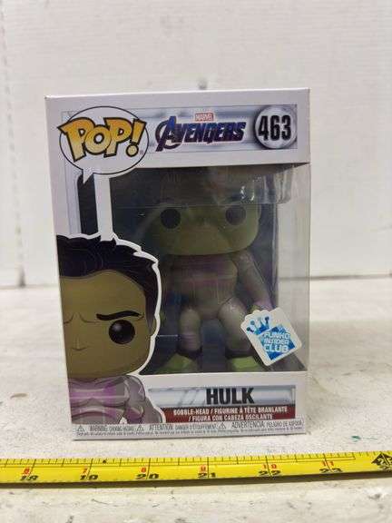 FUNKO POP MARVEL AVENGERS HULK 463