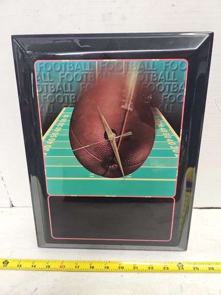 11" W FOOTBALL CLOCK (WORKS)