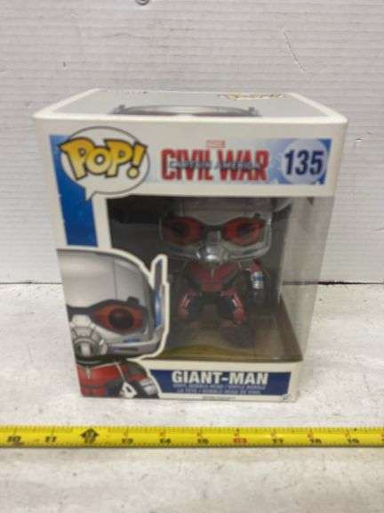 FUNKO POP MARVEL STUDIOS CIVIL WAR GIANT-MAN 135 FIGURINE