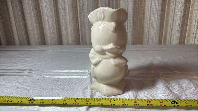 (K) 7.5”T VINTAGE CREAM PITCHER