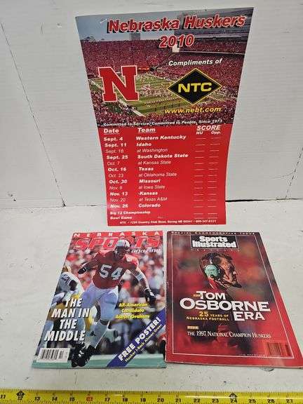 HUSKER GAME CALANDER ADVERTISER & HUSKER MAGAZINES