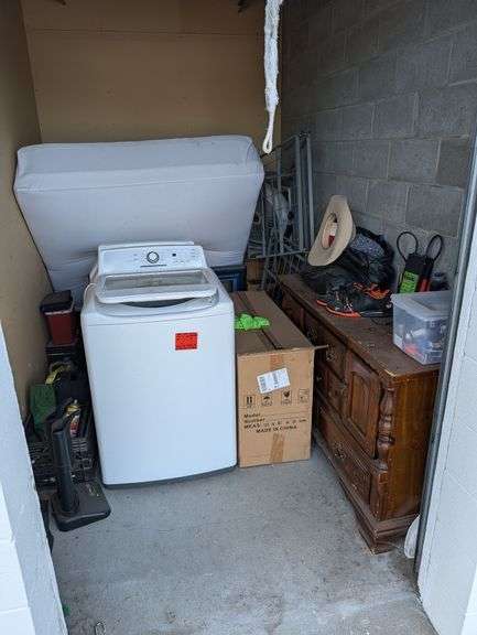 STORAGE UNIT #K (5X10) (BUYING IN ENTIRETY) (MUST BE VACANT BY 09/27/25 AT 4:00 P.M.)