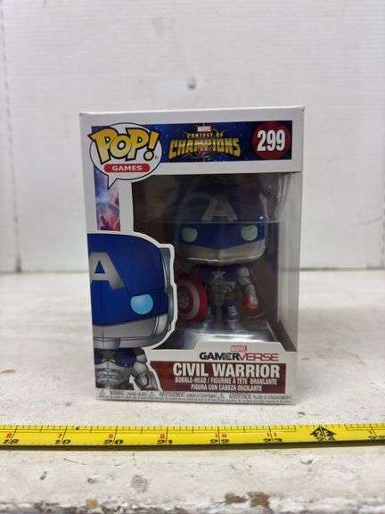 FUNKO POP MARVEL CONTEST OF CHAMPIONS GAMERVERSE CIVIL WARRIOR 299