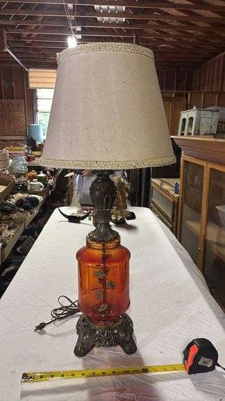 30.5”T VINTAGE LAMP