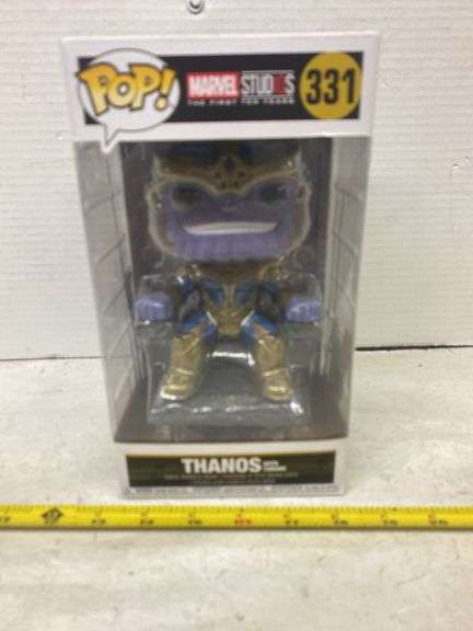 FUNKO POP MARVEL STUDIOS THANOS WITH THRONE 331 FIGURINE