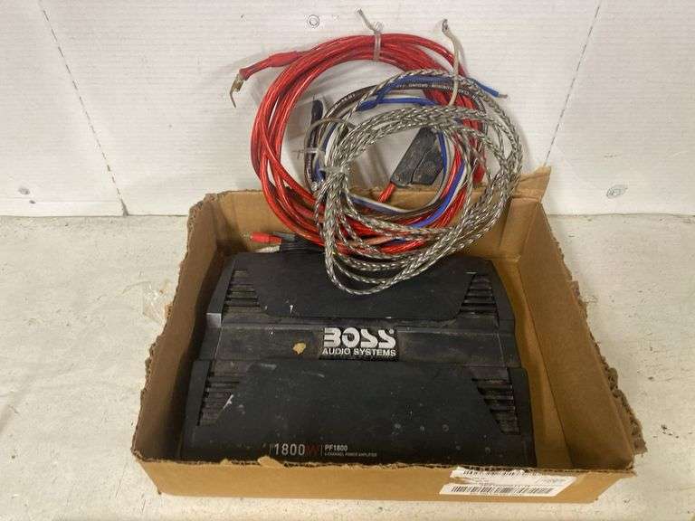 BOSS 1800W 4 CHANNEL POWER AMP